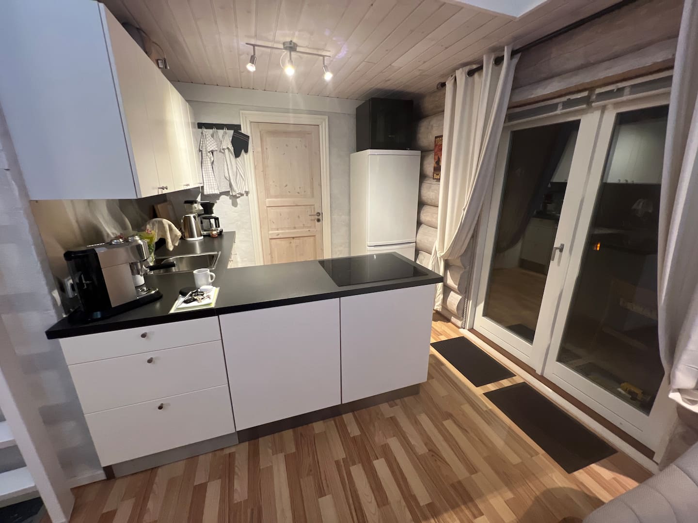 Køkken i bjælkehuset